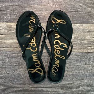 Sam Edelman flat sandal, black, size 9
